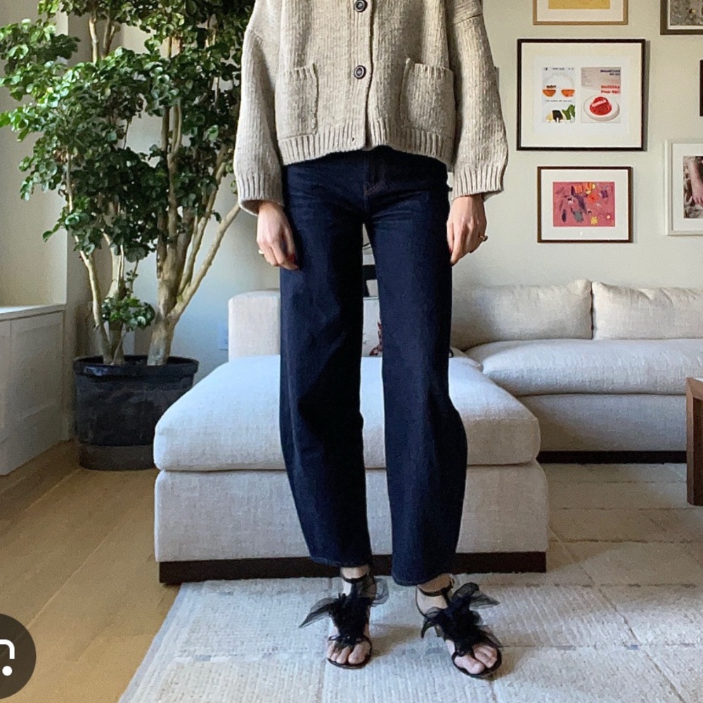 Toteme Barrel Jeans Dark Indigo Wash